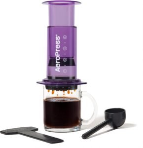 Cafetera Aeropress Clear Violeta
