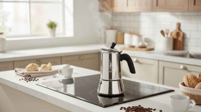 Mejor cafetera italiana de inducción.