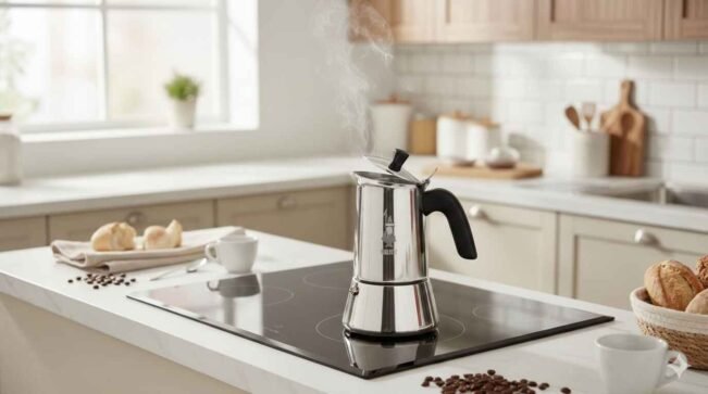 Mejor cafetera italiana de inducción.