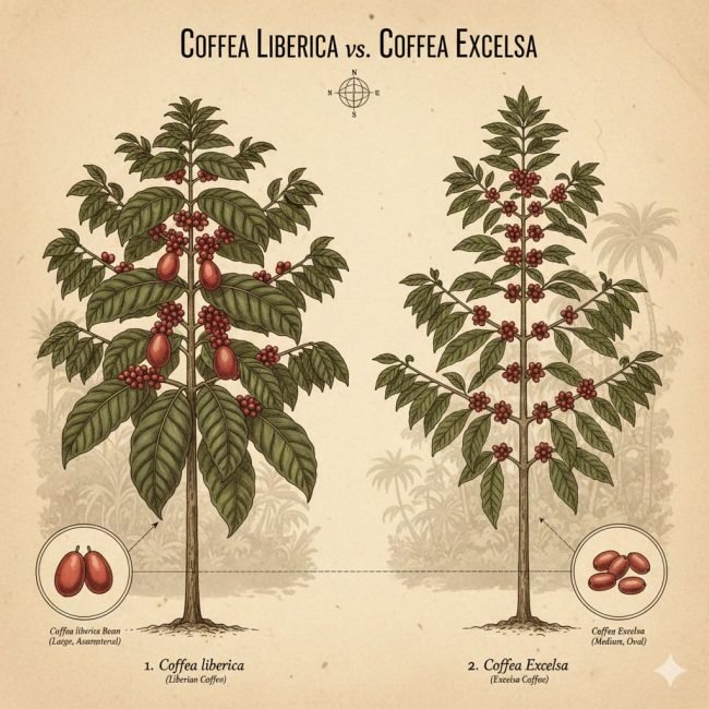 Cafe Liberica Y Excelsa