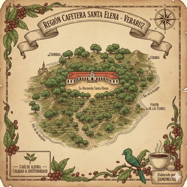 Cafe Santa Elena Veracruz Mexico