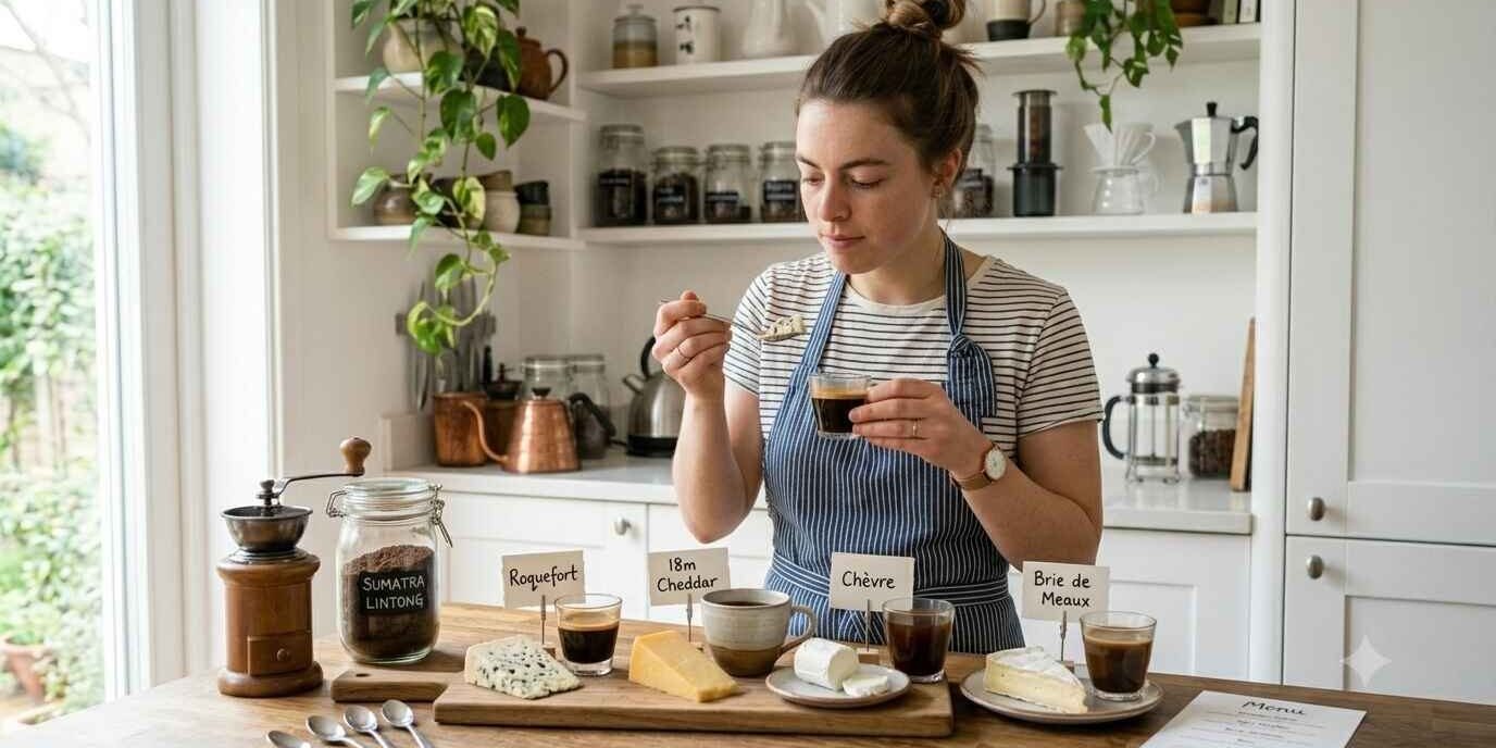 Maridaje De Cafe Y Queso