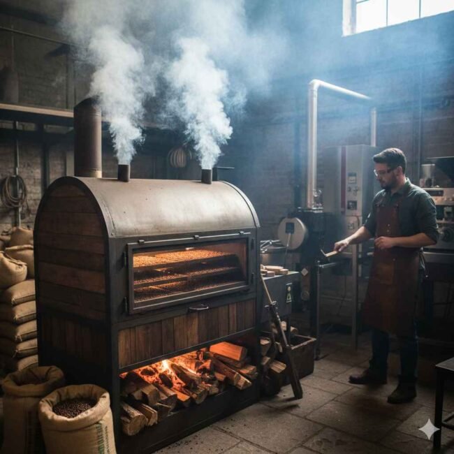 Cafe Ahumado Con Madera