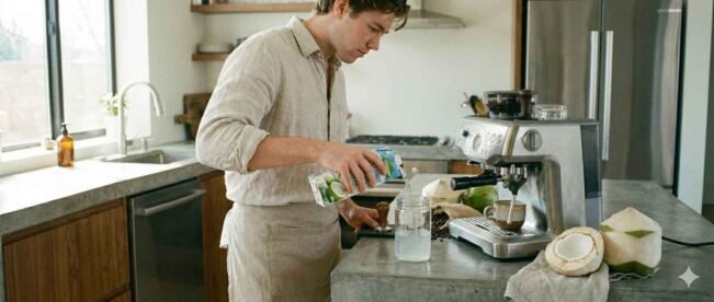 Cafe Con Agua De Coco