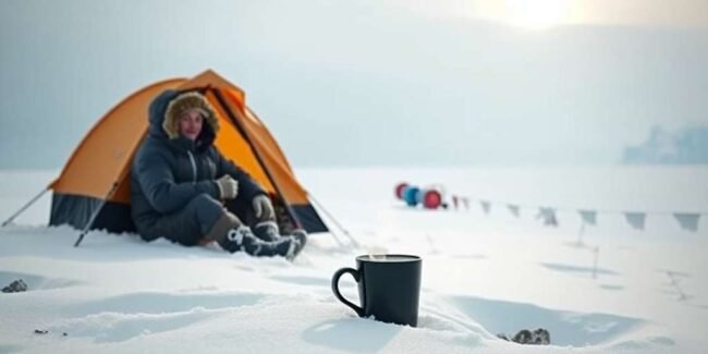 Café en la Antártida