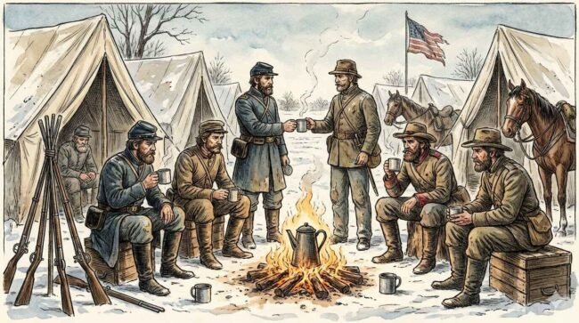 Cafe En La Guerra Civil De Eeuu