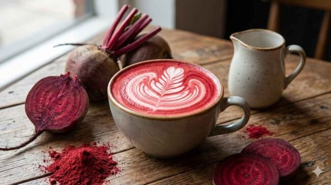 Flat Red Café con Remolacha