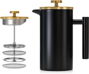 Cafetera prensa francesa de doble pared, Enfmay