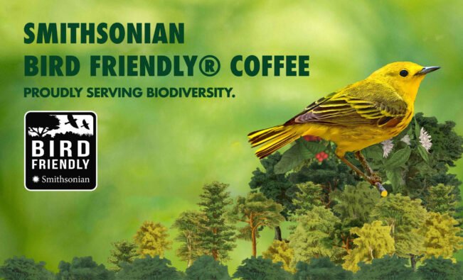 Sello Smithsonian Bird Friendly Coffee