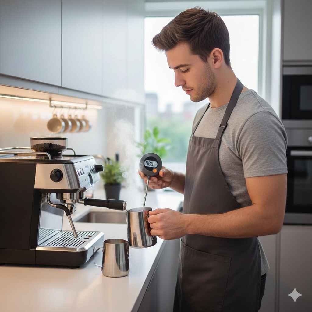 Termómetro de café digital.