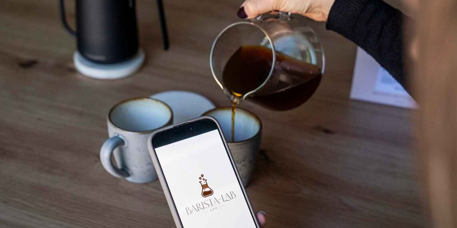 Mockup Barista Lab App
