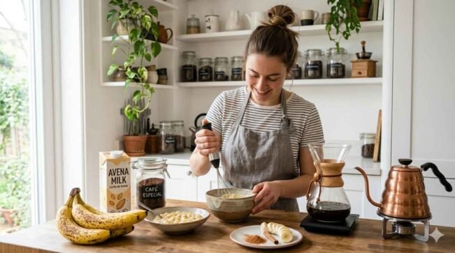 Receta Banana Coffee