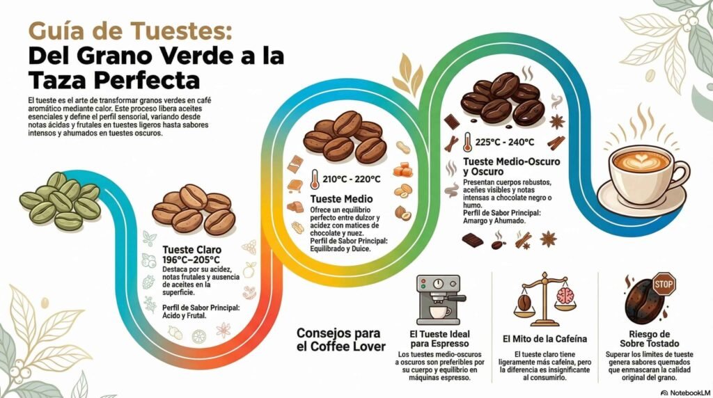 Tipos De Tostado Del Cafe Por Coffee Sapiens