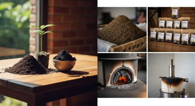 Biocarbón de posos de café: una solución sostenible para el medio ambiente