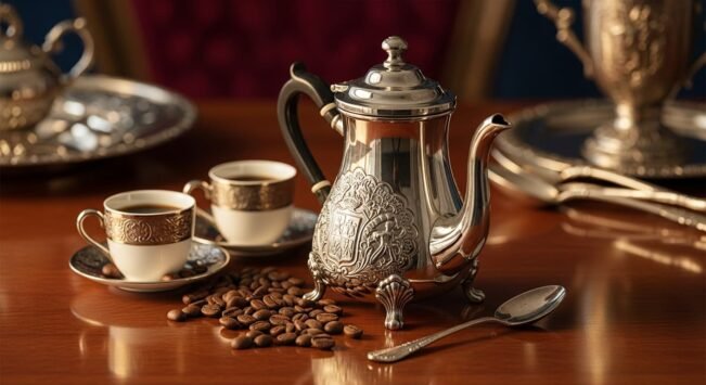 Cafeteras de plata de los Zares: Historia y Elegancia en Cada Taza
