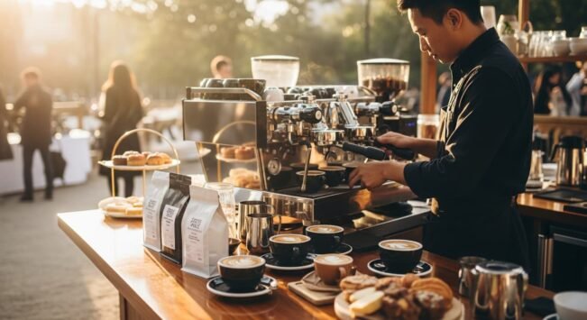 Cafeterías pop up: Todo lo que necesitas para montar un carrito de café en eventos