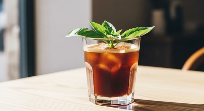 Cold Brew con hojas de albahaca: refresca tu verano con sabor y aroma
