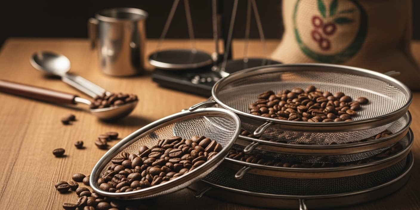 Criba del café Screen Size: Cómo y por qué se clasifica el grano por su tamaño