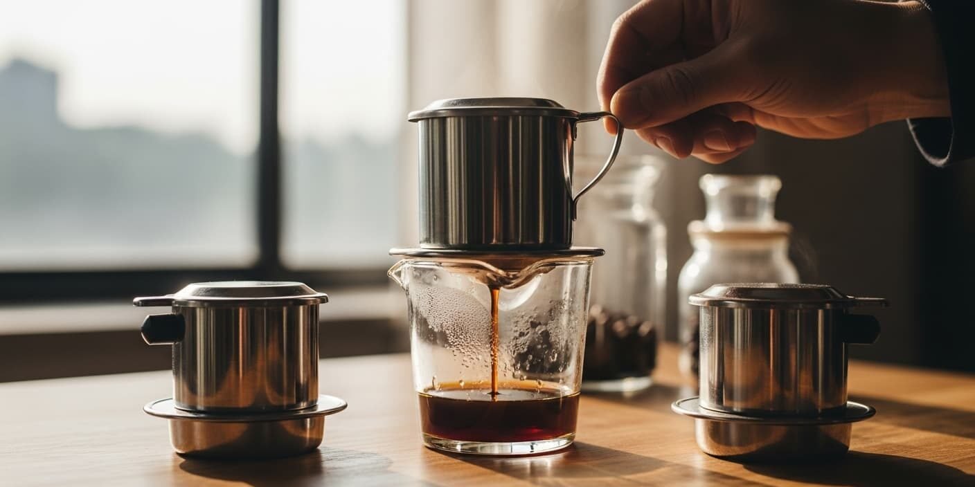 Cuatro Piezas De Metal Y El Cafe Mas Concentrado Del Mundo Asi Funciona El Phin Vietnamita Cuatro piezas de metal y el café más concentrado del mundo: así funciona el phin vietnamita