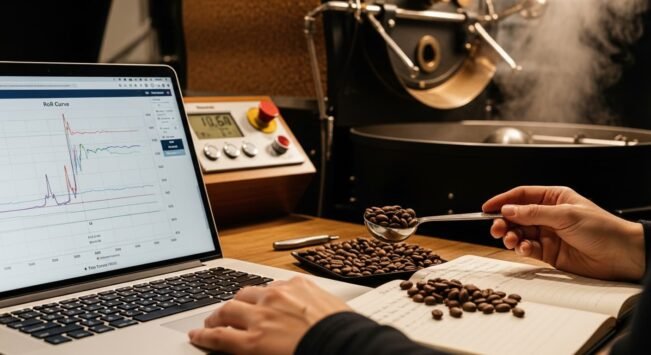 Curva de tueste y Rate of Rise (RoR): cómo interpretarla para mejorar tu café