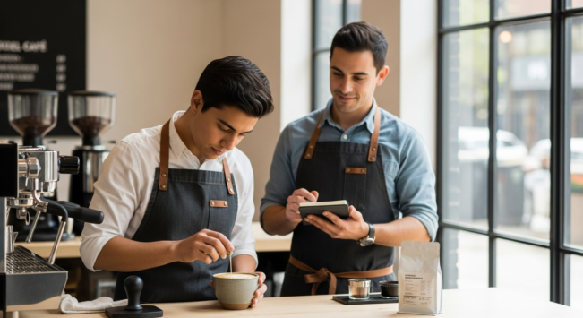 Diferencia entre un Barista y un Head Barista: Roles clave en una cafetería y su impacto en la experiencia del cliente