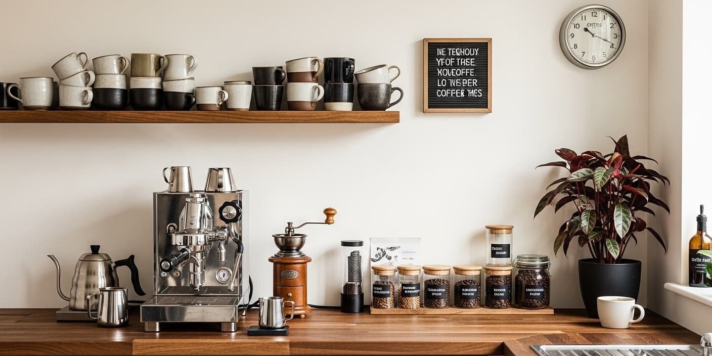 Diseno De Tu Propia Coffee Station Crea El Rincon Ideal Para El Cafe En Casa Diseño de tu propia Coffee Station: Crea el Rincón Ideal para el Café en Casa