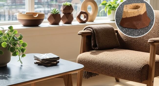Economía circular en el café: muebles, textiles y bioplásticos con posos reutilizados