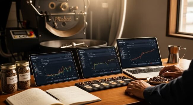 Plataformas de registro de datos de tueste: Cropster, Artisan y RoasTime