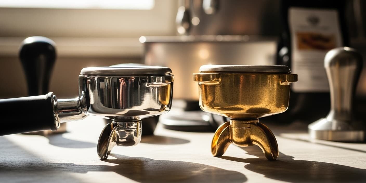 Portafiltros De Acero Vs Laton Cual Elegir Para Tu Espresso Portafiltros de acero vs latón: ¿Cuál elegir para tu espresso?