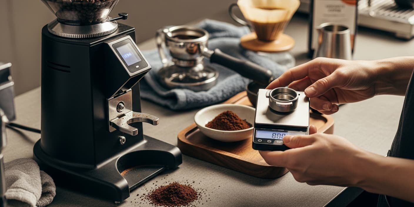 Purgar el molino de retención entre cafés: ¿Cuántos gramos se necesitan realmente sacrificar?