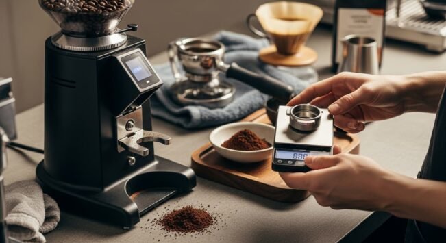 Purgar el molino de retención entre cafés: ¿Cuántos gramos se necesitan realmente sacrificar?