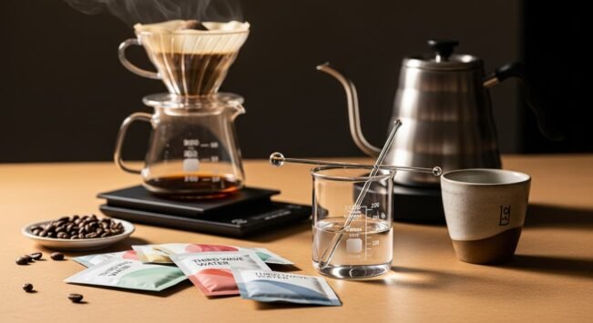 Third Wave Water: Sobres de minerales premezclados para hacer tu propia agua de café y mejorar su sabor
